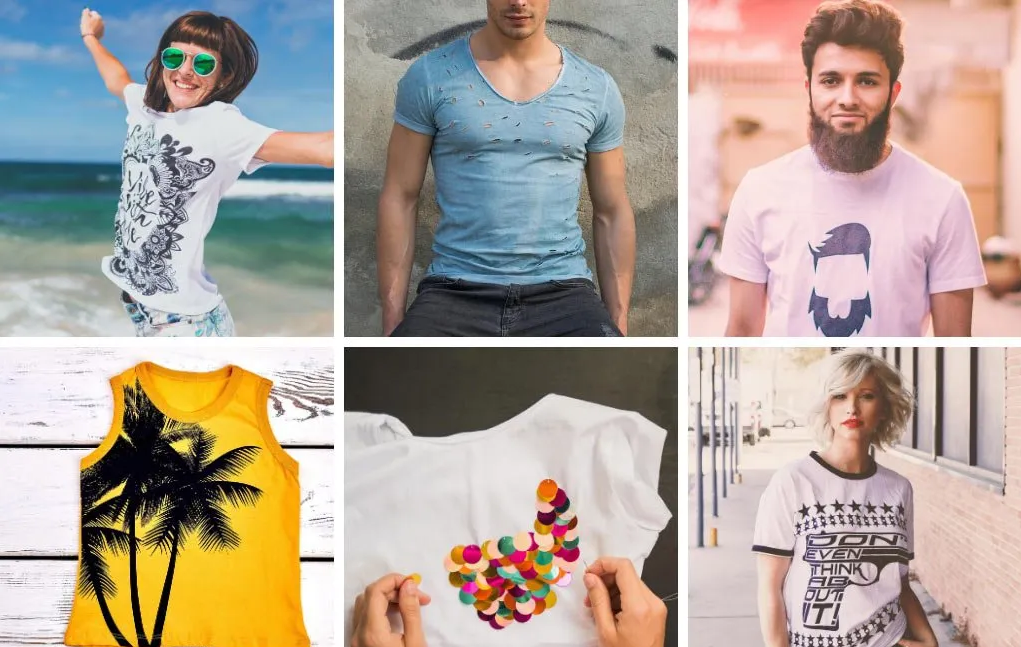 What are the different types of t-shirts?